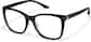 Angle view of Lunettes carrées P2030321 in Noir thumbnail