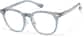Angle view of Lightweight Round Glasses  P2031512 in Translucent Gray  thumbnail