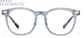 Front view of Lightweight Round Glasses  P2031512 in Translucent Gray  thumbnail