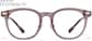 Front view of Lightweight Round Glasses  P2031517 in Purple thumbnail