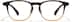Square Glasses P2031915 in Brown Hombre