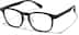 Square Glasses P2031921 in Black