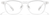 Front view of Square Glasses P2031923 in Clear thumbnail
