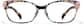 Front view of Rectangle Glasses P2032916 in Black Floral thumbnail
