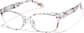 Angle view of Rectangle Glasses P2032939 in Floral thumbnail