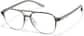 Angle view of Aviator Glasses P2036112 in Gray thumbnail