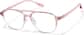 Angle view of Aviator Glasses P2036119 in Pink thumbnail