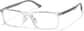 Angle view of Rectangle Glasses P2036623 in Clear thumbnail