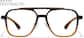 Front view of Aviator Glasses P2040839 in Pattern thumbnail