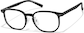 Angle view of Lunettes carrées P2041321 in Noir thumbnail