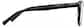 Side view of Lunettes carrées P2041321 in Noir thumbnail