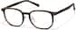 Angle view of Square Glasses P2041325 in Tortoiseshell thumbnail