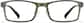 Front view of Rectangle  Glasses P2046134 in Green thumbnail