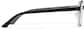 Side view of Square Glasses P206721 in Black thumbnail