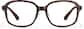 Front view of Square Glasses P206725 in Tortoiseshell thumbnail