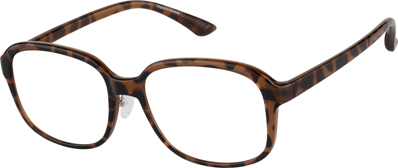 Tortoiseshell Square Glasses #P206725 | Zenni Optical Canada