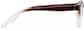 Side view of Round Glasses P206815 in Brown thumbnail