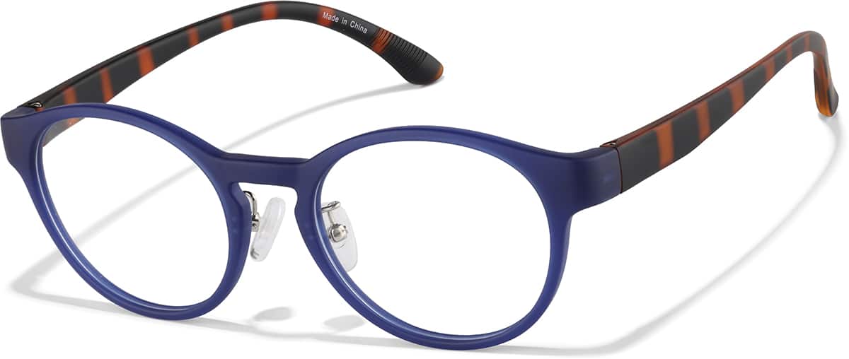 Blue Round Glasses #P206816 | Zenni Optical