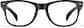 Front view of Kids’ Square Glasses P208321 in Black thumbnail