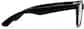 Side view of Kids’ Square Glasses P208321 in Black thumbnail