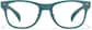 Front view of Kids’ Square Glasses P208324 in Teal thumbnail