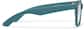 Side view of Kids’ Square Glasses P208324 in Teal thumbnail