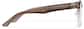 Side view of Round Glasses  P208415 in Brown thumbnail