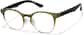 Angle view of Lunettes rondes  P208434 in Verte thumbnail