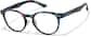 Angle view of Round Glasses  P208439 in Midnight  thumbnail