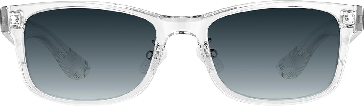 Image of Plastic Rectangle Glasses