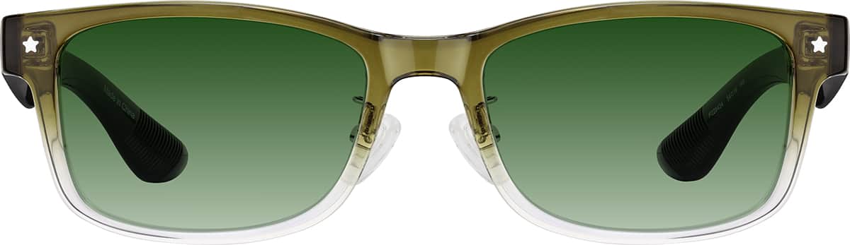 Image of Plastic Rectangle Glasses