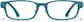 Front view of Lunettes rectangulaires P238624 in Sarcelle thumbnail
