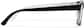 Side view of Rectangle Glasses P244821 in Black thumbnail
