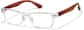 Angle view of Lentes Cuadrados P270423 in transparentes thumbnail