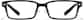Front view of Lunettes rectangulaires P278521 in Noir thumbnail