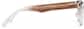 Side view of Cat-eye Glasses P283615 in Brown Clear Ombre thumbnail