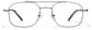 Front view of Aviator Glasses P312012 in Gunmetal Gray thumbnail