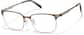Angle view of Browline Glasses P3212015 in Copper thumbnail