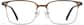 Front view of Browline Glasses P3212015 in Copper thumbnail