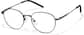 Angle view of Round Glasses P3214512 in Gray thumbnail
