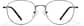 Front view of Round Glasses P3214512 in Gray thumbnail