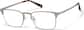 Angle view of Lentes de medio arco P3214712 in Gris thumbnail