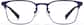 Front view of Lentes de medio arco P3214716 in Azul thumbnail