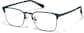 Angle view of Lentes de medio arco P3214724 in Verde thumbnail
