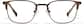 Front view of Browline Glasses P3214815 in Brown thumbnail