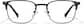 Front view of Browline Glasses P3214821 in Black thumbnail