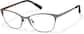 Angle view of Browline Glasses P3215815 in Brown thumbnail