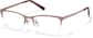Angle view of Rectangle Glasses P3216619 in Rose Gold thumbnail