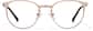 Front view of Lentes redondos P3216719 in Oro rosa thumbnail