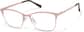 Angle view of Browline Glasses P3216819 in Rose Gold thumbnail